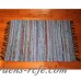 Bay Isle Home One-of-a-Kind Linmore Over-Dyed Hand-Woven Navy Area Rug HOJE1157